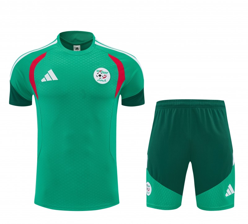 26/27 Algeria  Green Short Sleeve+Soccer Shorts