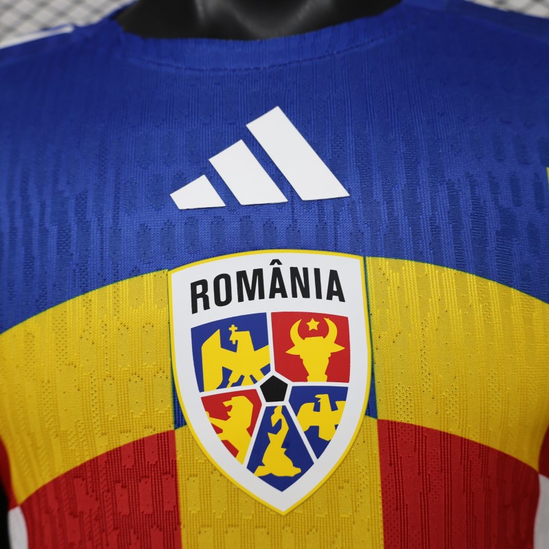Player Version 2026 Romania Special Edition White with Blue Yellow Red Jersey