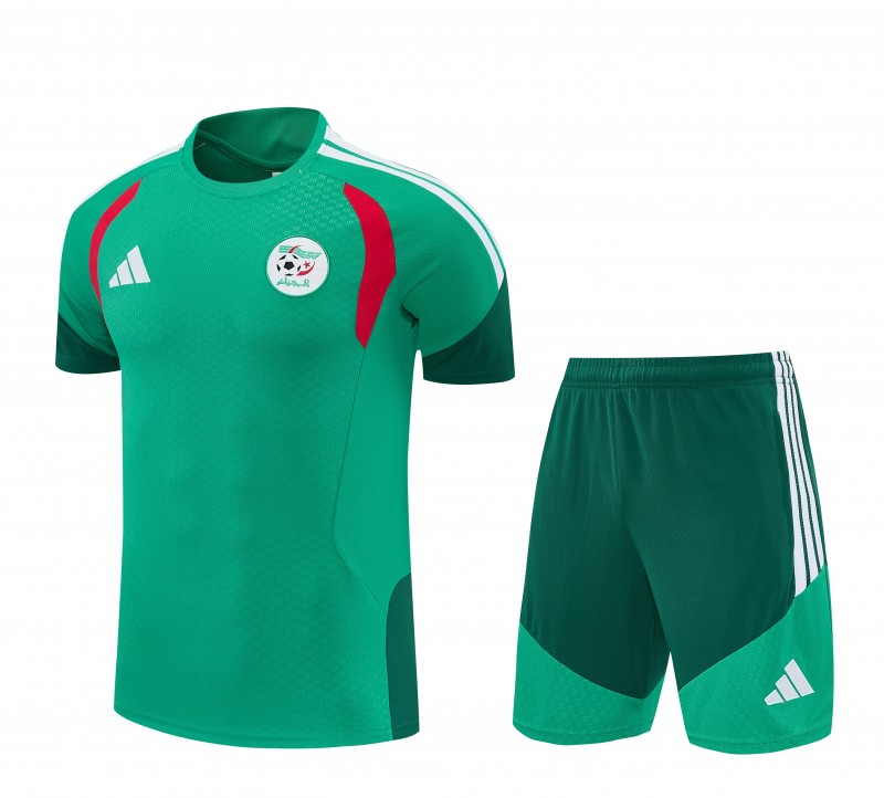 26/27 Algeria  Green Short Sleeve+Soccer Shorts