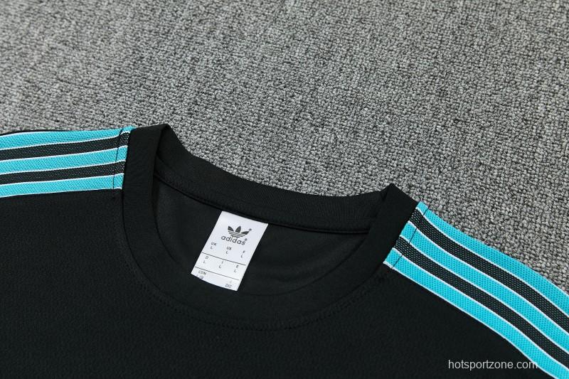 2026 Liverpool Black Short Sleeve Tracksuit + Long Pants