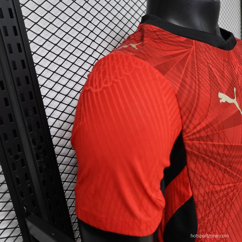 Player Version 2026 Egypt Red  Home Jersey
