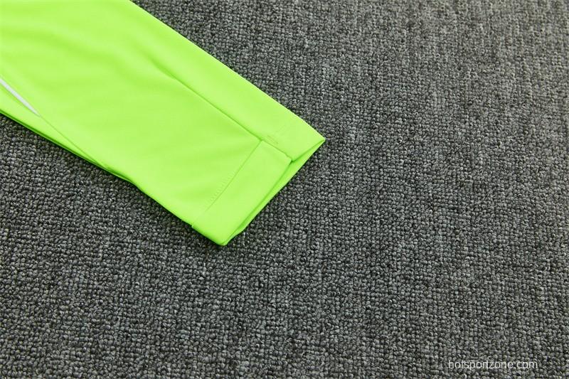 26/27 Atlético Madrid Third Fluorescent Green Half Zipper Jacket Tracksuit + Long Pants