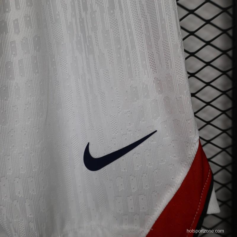 Player Version 2026 England White  Home Shorts