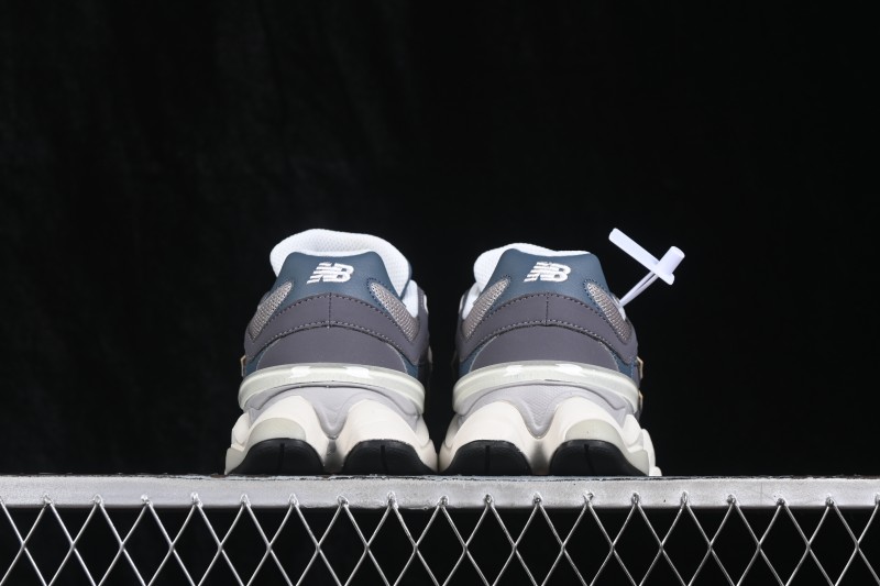 New Balance 9060 Retro Running Shoes with ABZORB Cushioning and Suede Overlays - U9060528