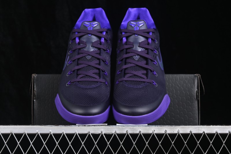 Nike Kobe 9 Elite Low EM Protro Basketball Shoes with Purple Dynasty Colorway - IH1401-500