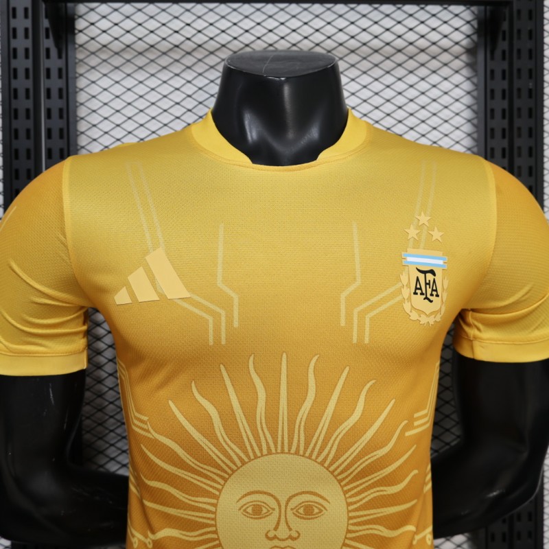 Player Version 26/27 Argentina Golden Yellow Sun of May Special Edition Jersey