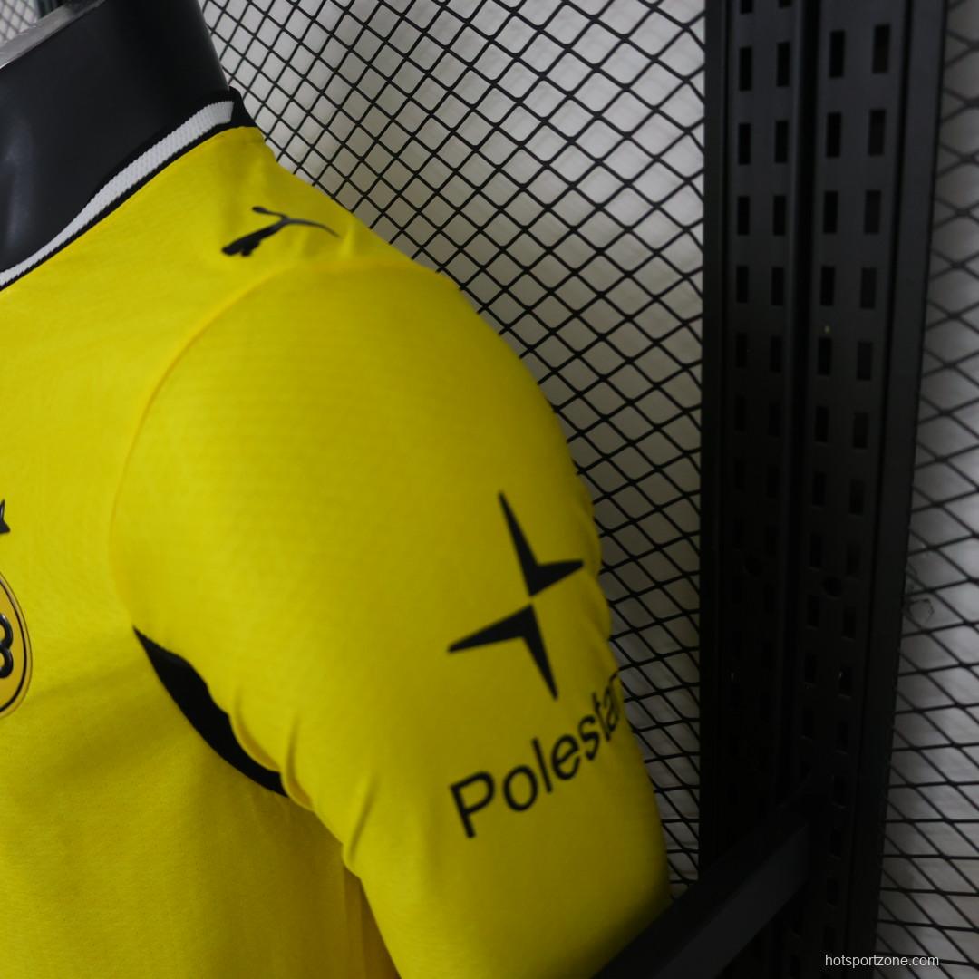 Player Version 26/27  Borussia Dortmund Yellow Home Long Sleeve Jersey