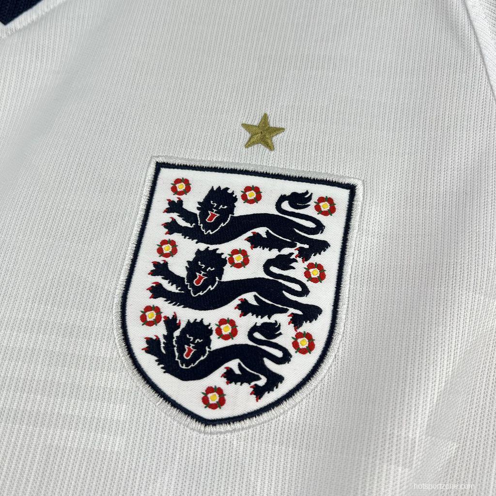 2026 Mens England World Cup Home Long Sleeve Jersey