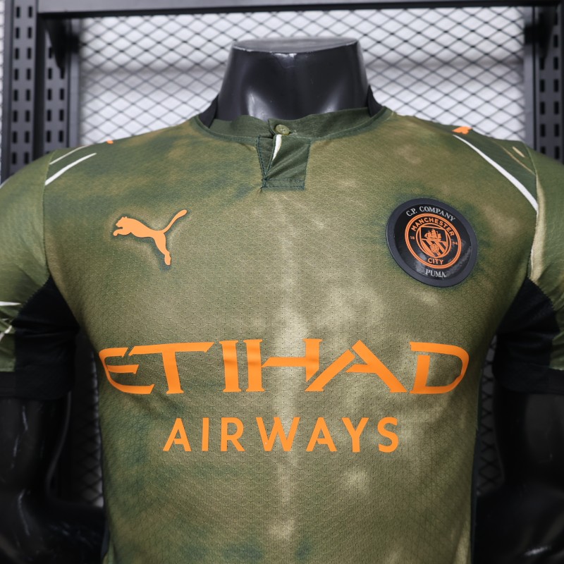 Player Version 26/27 Manchester City Third  Olive Jersey
