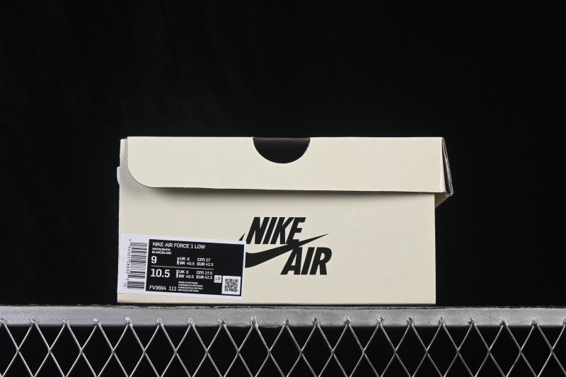 Nike Air Force 1 '07 Low Basketball Shoes with Yellow-Blue Color Blocking - FV3694-112