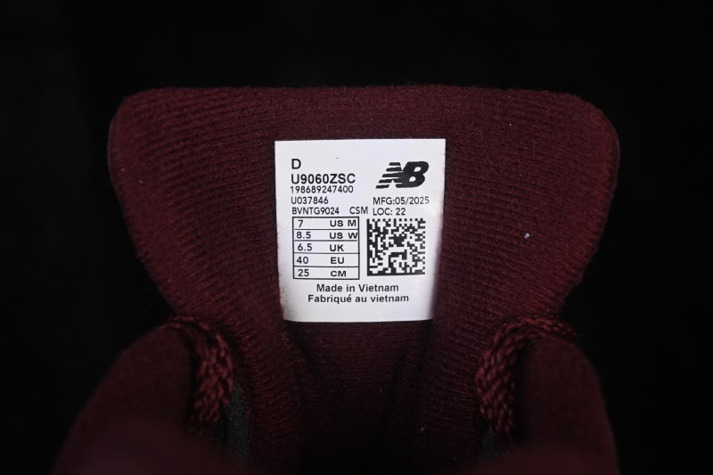 New Balance 9060 Series Retro Casual Running Shoes with ABZORB Cushioning - U9060ZSC