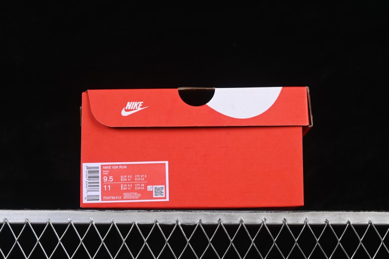 Nike V2K Run Retro Low-Top Running Shoes with Cushlon Foam Cushioning - FD0736-012