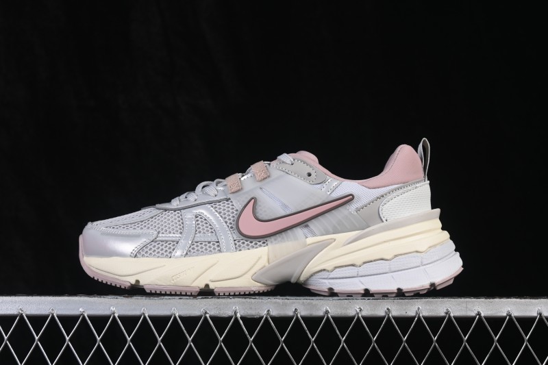 Nike V2K Run Retro Low-Top Running Shoes with Cushlon Cushioning - FD0736-011
