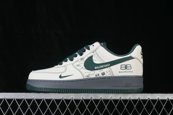 Nike Air Force 1'07 Low Basketball Shoes with Full-Length Air Cushion - KD1688-009