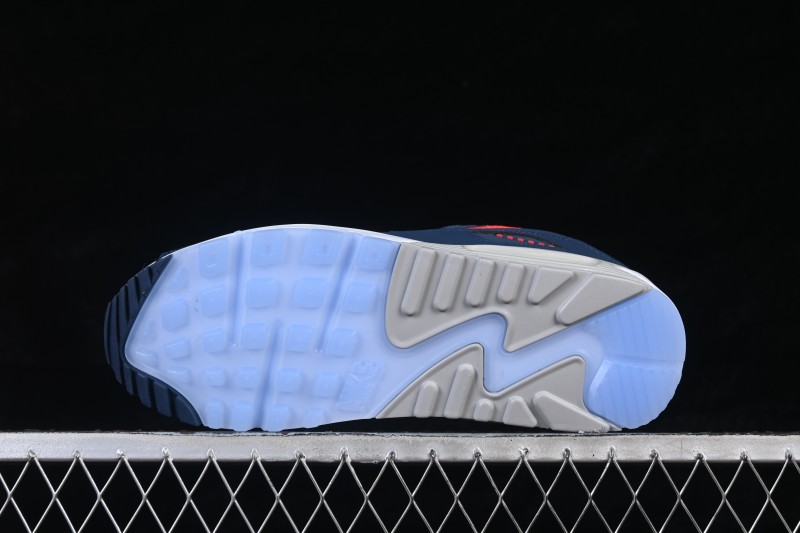 Nike Air Max 90 Retro Running Shoes with Visible Air Cushioning - II7591-100