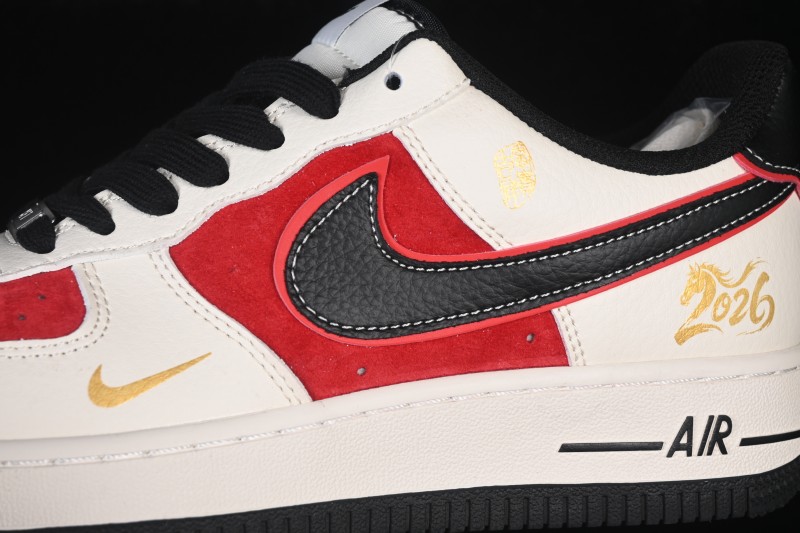 Nike Air Force 1 '07 Low Chinese New Year Year of the Horse Limited Edition Running Shoes with Full-Length Air Cushion - HT5088-616