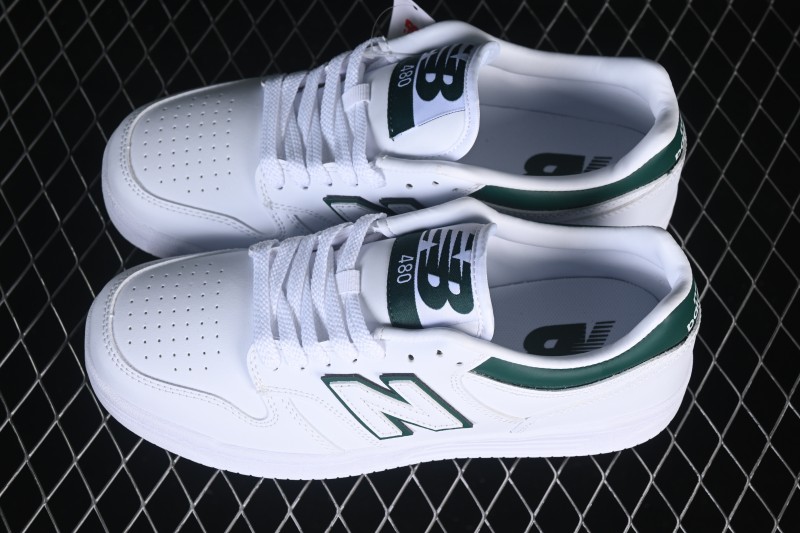 New Balance 480 Skateboarding Lifestyle Shoes with Durable Suede and Cushioned Insole - BB480LGT