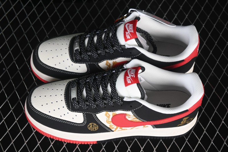 Nike Air Force 1 '07 Low Chinese New Year Year of the Horse Edition Skateboarding Shoes with National Style Design - QW5288-121