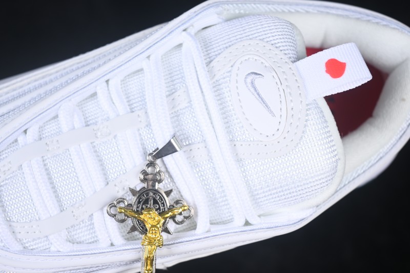 Nike Air Max 97 Retro Running Shoes with Holy Water-Inspired Air Cushion - Mschf x Inri