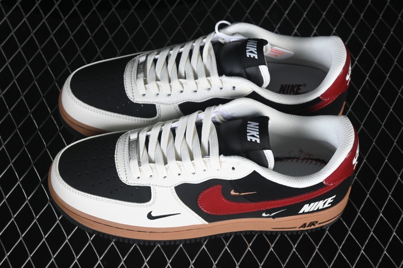 Nike Air Force 1 '07 Low Casual Sneakers with Color Blocking Design - IM3378-122