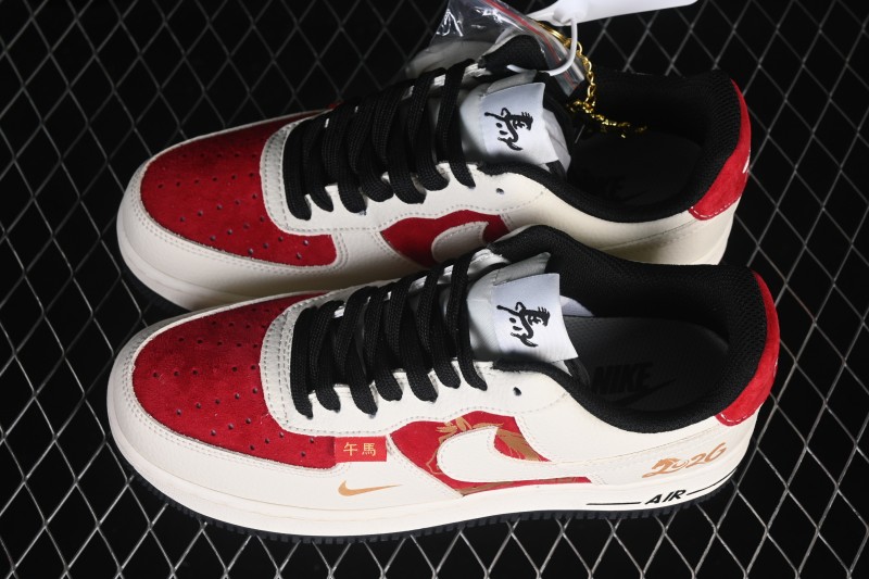 Nike Air Force 1 '07 Low Chinese New Year Year of the Horse Casual Skateboarding Shoes - XL1982-334
