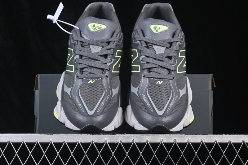 New Balance 9060 Retro Casual Running Sneakers with ABZORB Cushioning - U906041H