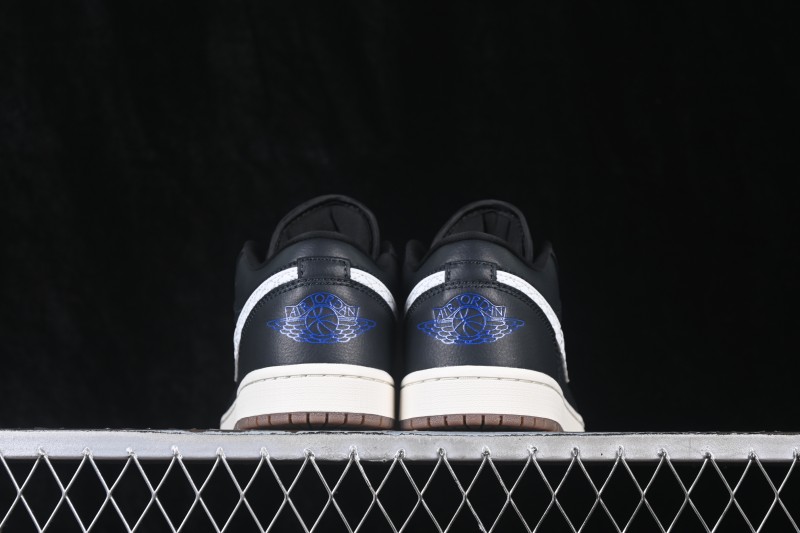 Nike Air Jordan 1 Low Retro Basketball Shoes with Classic Black and White Colorway - IO2047-001