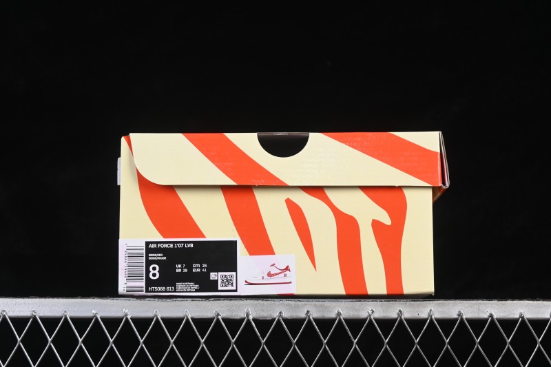 Nike Air Force 1 '07 Low Lunar New Year Casual Sneakers with Gold Cloud Pattern - HT5088-613
