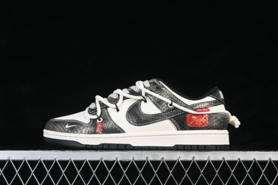 Nike SB Dunk Low Year of the Horse Special Edition Distressed Denim Custom Low-Top Skateboarding Shoes - YX5066-C10