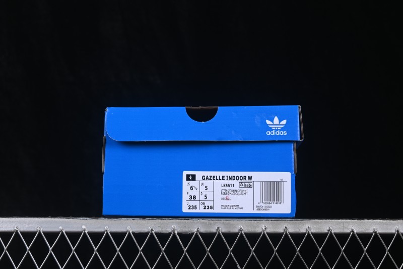 Adidas Originals Gazelle Indoor Retro Low-Top Skateboarding Shoes with Non-Slip and Wear-Resistant Sole - LB5511