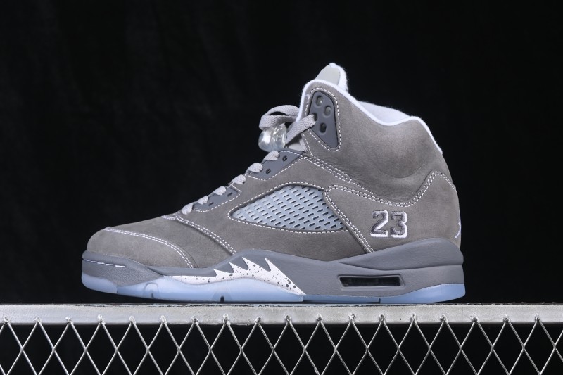 Air Jordan 5 Wolf Grey Basketball Shoes - DD0587-002