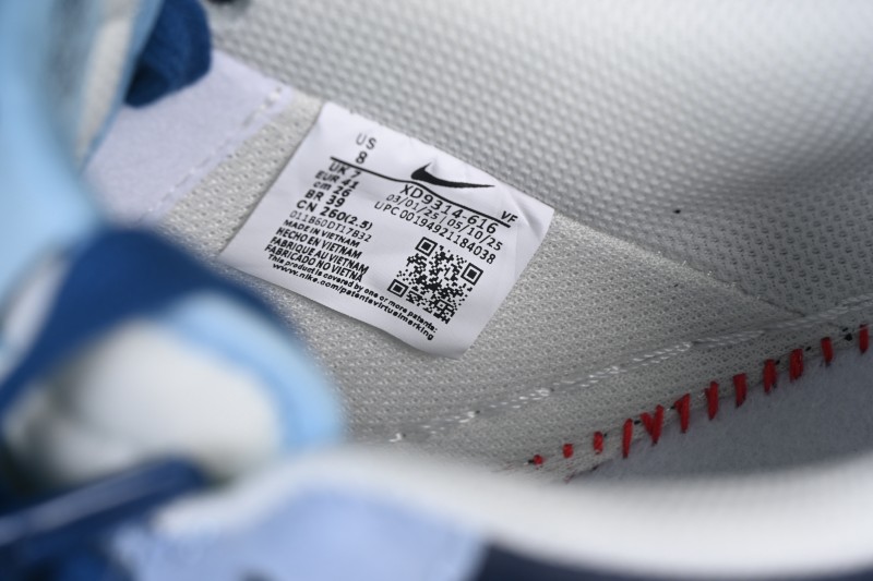 Nike Air Force 1 '07 Low Bearbrick Collaboration UNC Double Swoosh Casual Skate Shoes - XD9314-616