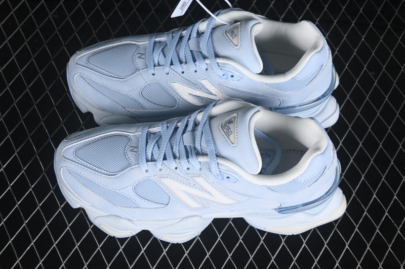 New Balance 9060 Retro Running Shoes with ABZORB Cushioning and Suede Overlays - U90607KM