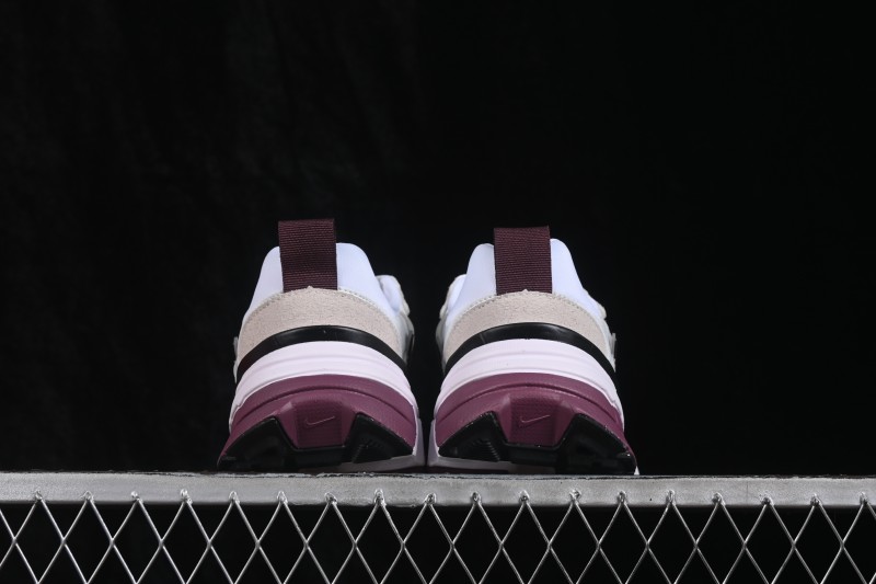 Nike V2K Run Retro Low-Top Running Shoes with Cushlon Foam Cushioning - HQ3500-100