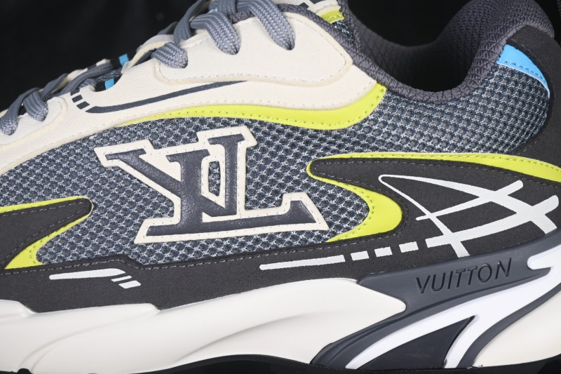 LV Tatic Runner Louis Vuitton Casual Running Shoes with Breathable Mesh and Tech Fabric - W.F6