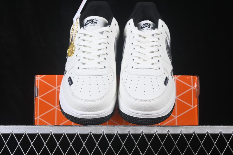 Nike Air Force 1 '07 Low Retro Casual Sneakers with Full-Length Air Cushion - WY0655-117