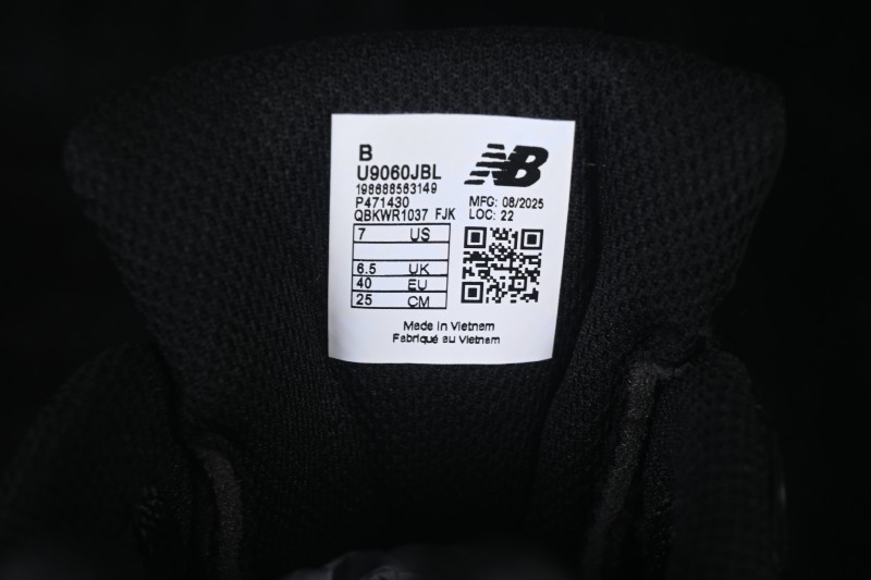 New Balance 9060 Retro Casual Running Shoes - U9060JBL