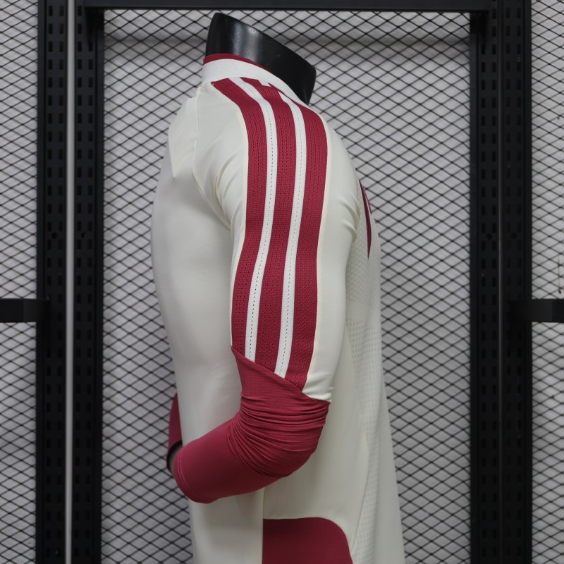 Player Version 26/27 Real Madrid CF White Red  Long Sleeve Jersey