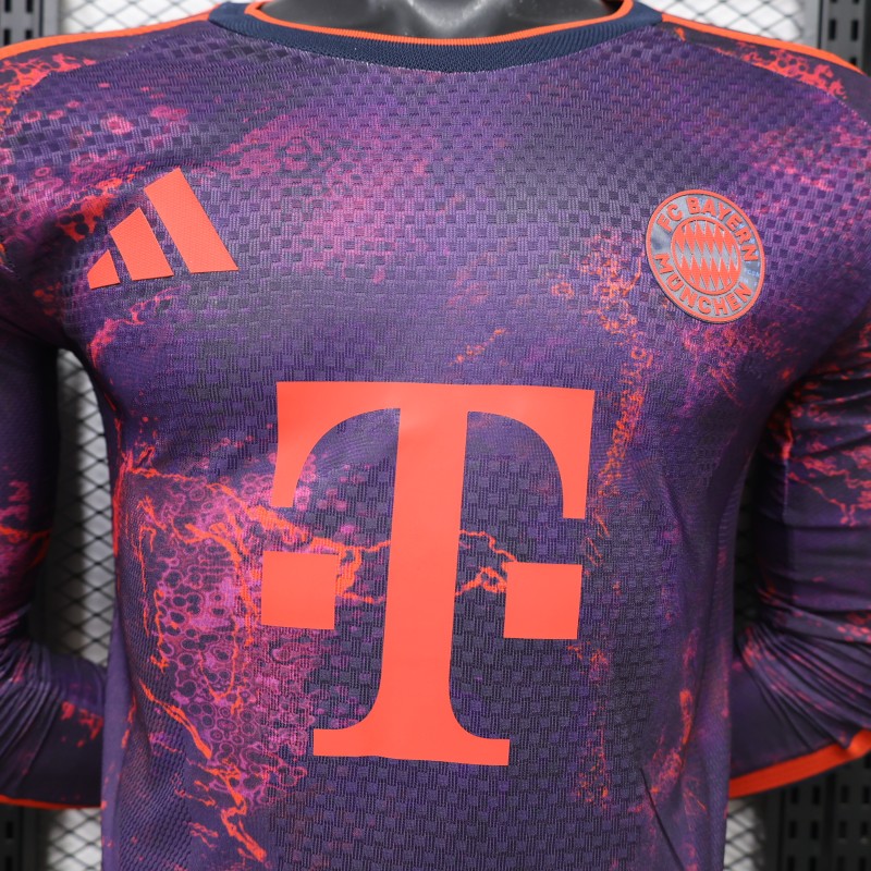 Player Version 26/27 FC Bayern Munich Away Long Sleeve Jersey
