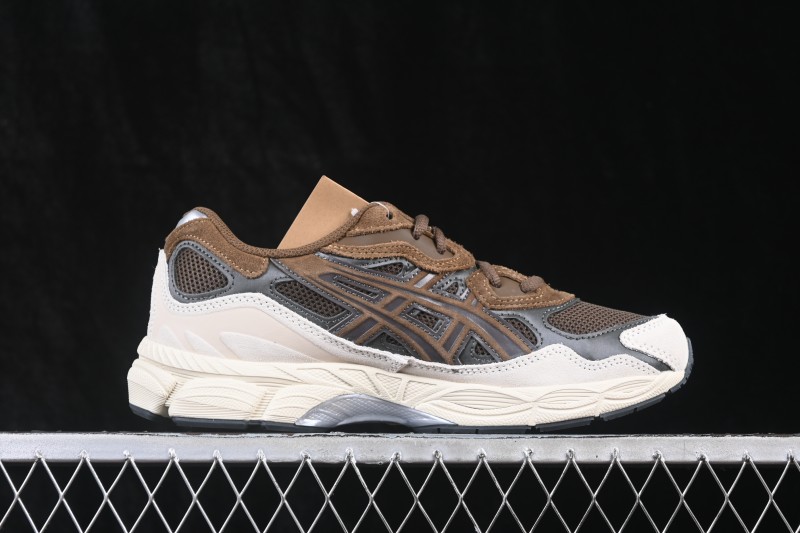 Asics Gel-NYC Retro Running Shoes with Suede and Mesh Upper - 1203A383-201