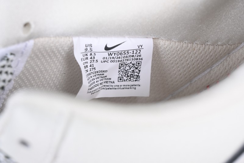 Nike Air Force 1 '07 Low Retro Casual Sneakers with Full-Length Air Cushion - WY0655-122