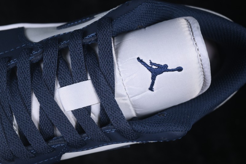 Nike Air Jordan 1 Low AJ1 Grey Blue Low-Top Retro Cultural Basketball Shoes - IV6045-451