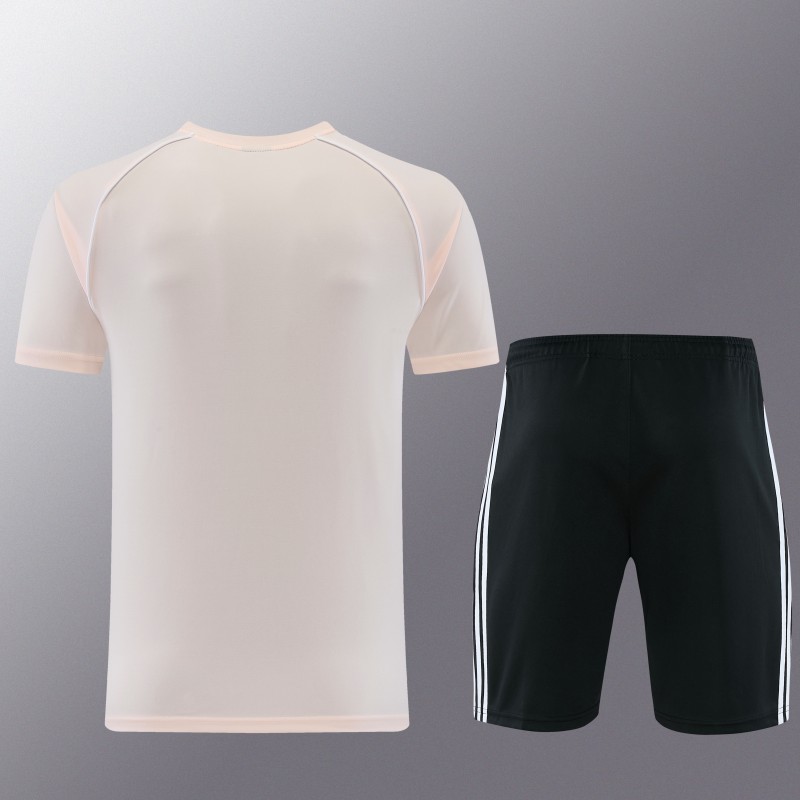 26/27 Adidas AD15 Pink Short Sleeve+Soccer Shorts