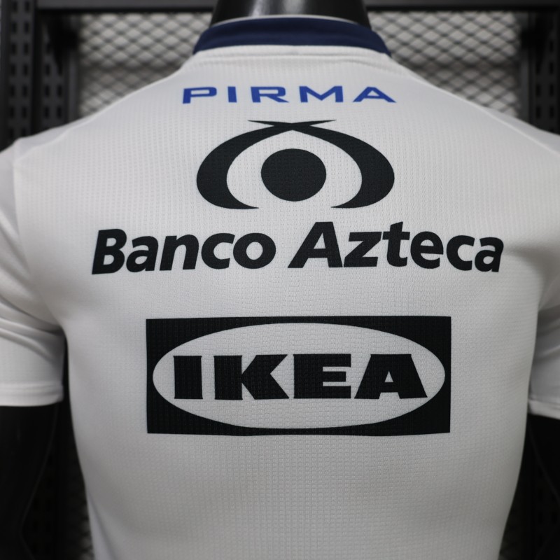 Player Version 26/27 Club Puebla Home Blue Pink Jersey