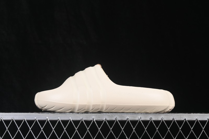 Adidas Slides Soft Cloud Striped Minimalist Couple Home Slippers One-Strap - IF7404