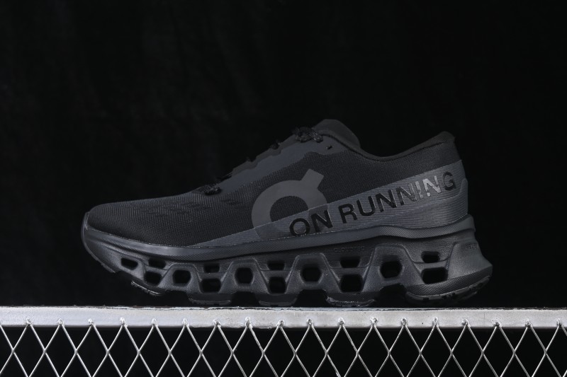 On Cloudmonster 3 Comfort Anti-Slip Wear-Resistant Cushioned Running Shoes - 3MG10051043 Black