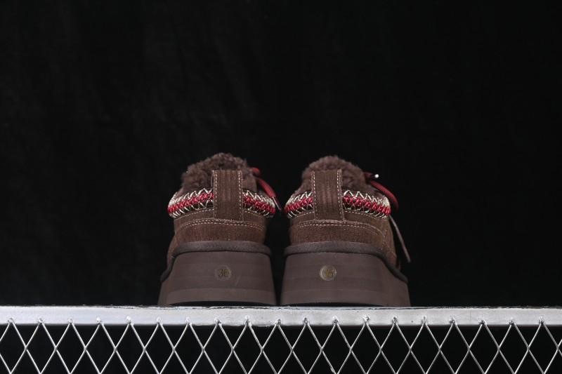UGG Heritage Lace-Up Slipper Fashion Soft Comfortable Height Increasing Low-Top Casual Shoes - 1180361 BCDR