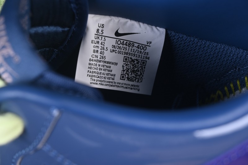 Nike Air Force 1 '07 Low Blue Jade Low-Top Casual Sneakers - IO4489-400