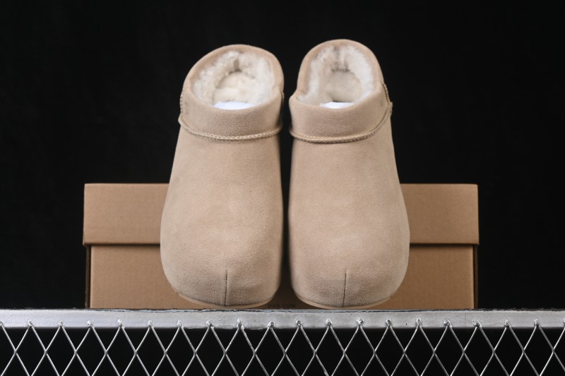 UGG Enwrap Clog Suede Comfort Low-Top Hidden Wedge Casual Lifestyle Shoes - 1180254 MDSD