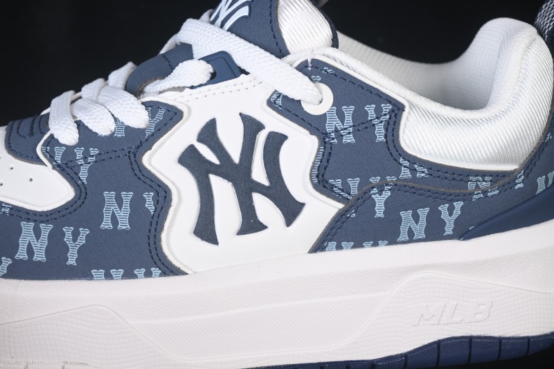 MLB Chunky Curve Liner New York Yankees Thick Sole Casual Running Shoes - 3ASXL206N50NYS